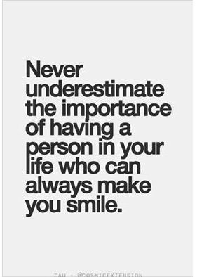Never underestimate a person....