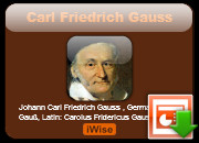 Carl Friedrich Gauss...
