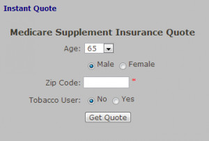 Medicare Supplements instant quotes