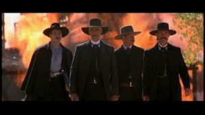 Val Kilmer, Sam Elliott, Bill Paxton, Kurt Russell in Tombstone