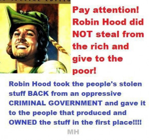 robin hood did not steal from the rich and give to the poor robin hood ...