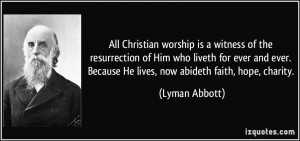 All Christian worship is a witness of the resurrection of Him who ...