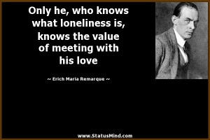 quotes about loneliness and love