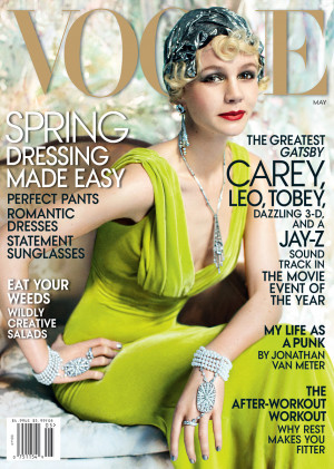 Carey Mulligan poses as Gatsby’s Daisy Buchanan for Vogue: gorgeous ...