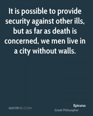 Epicurus Quotes On Death