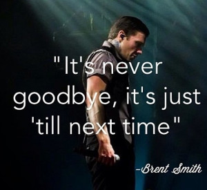 Brent Smith has said this at every concert I've went to. God. I really ...