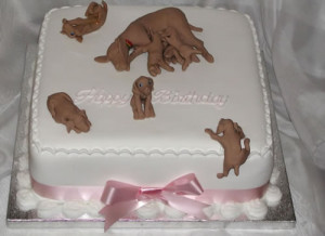 Cute Dog Birthday Cakes