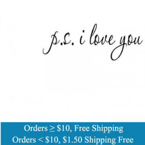 ... Love You - Wall Art Decal - Home Decor - Famous & Inspirational Quotes