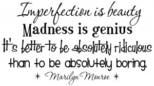 Marilyn Monroe Quotes And Sayings Imperfection Marilyn monroe quotes ...