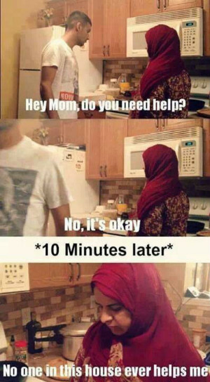 Mom Logic – No one in this house ever helps me