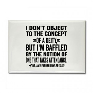 Amy Farrah Fowler Quote Rectangle Magnet