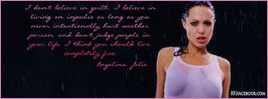 Angelina Jolie - Inspirational Facebook Quote