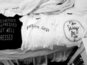 brandymelville, clothes, crop top, hipster, quote, stay weird, graphic ...