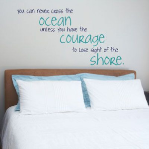 Beach themed wall quote
