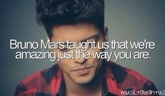 Bruno Mars taught us that we're amazing just the way we are. Check us ...
