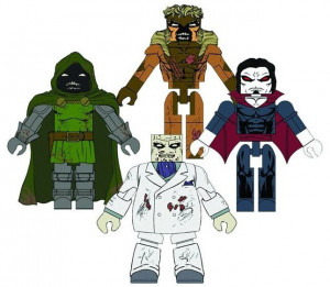 Marvel Minimates Zombie Villains Box Set #2 Kingpin Dr. Doom Morbius ...