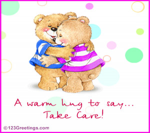 caring hug for someone 'beary' special.