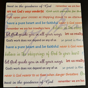Wrapping Paper with St Mary MacKillop Quotes