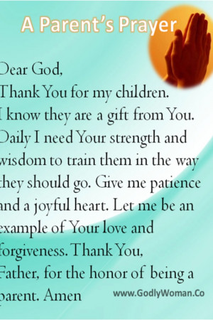 parent's prayer