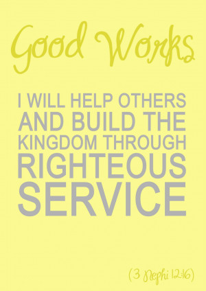 Young Women Personal Progress Prints.