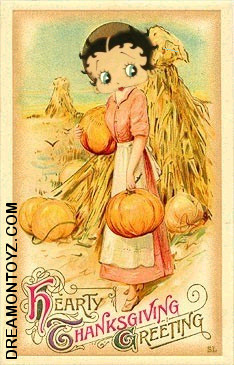 Betty Boop Pictures Archive Thanksgiving Animated Gifs