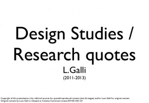 Design studies research quotes