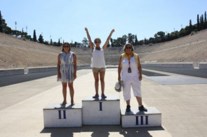 ... Olympic Village in Athens and Running on the Olympic Track in Greece