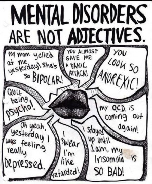 Mental Disorders are not adjectives.Quotes, Adjectives, Mentalhealth ...