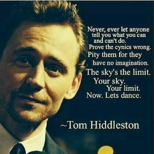 Tom Hiddleston #quote