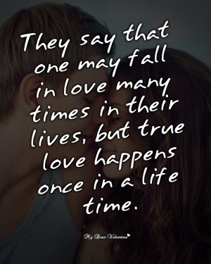 Love Picture Quotes - They say that one may fall in love