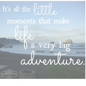 ... that make life a very big adventure. www.orchardgirls.blogspot.com