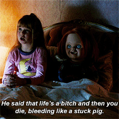 Image via We Heart It #Chucky #movie #quote #terror #curseofchuck ...