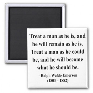 Emerson Quote 9a Refrigerator Magnet