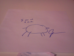 John Green drew me a turtle denying its turtleness (via Project for ...