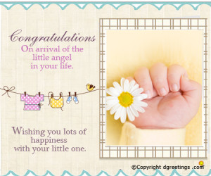 Home Baby Shower Congratulations Cards