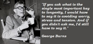 George burns famous quotes 1