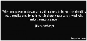 Accusation Quotes