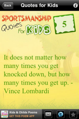 quotes for kids. Sportsmanship Quotes For Kids