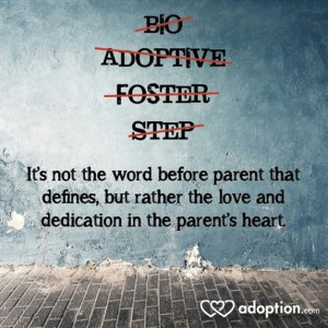 foster care adoption quote