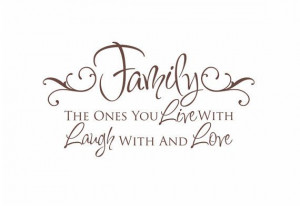 ... Love Wall Quote Saying for Living Room Family Room Foyer 20Hx36W FS098