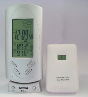 Wireless Weather Station Clock