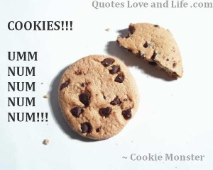Quotes about life cookie monster