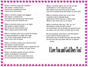 Christian Mothers Day Poems 003-03