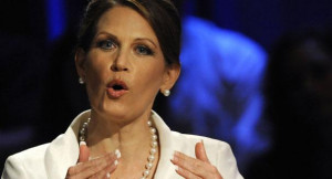 Michele Bachmann speaks during a Republican presidential debate at ...