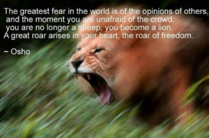 Lion's roar