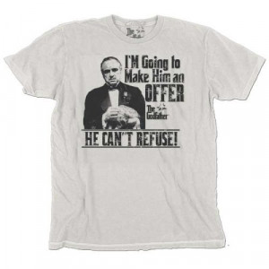 The Godfather Offer Can't Refuse White T-shirt Tee