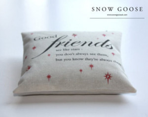 Lavender Pillow, Lavender Bag, Friends, Sentimental Quote, Gift Idea