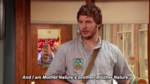 Andy Dwyer is Brother Nature ~ Parks and Recreation