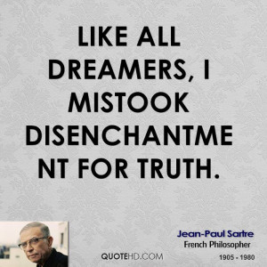 Jean-Paul Sartre Dreams Quotes