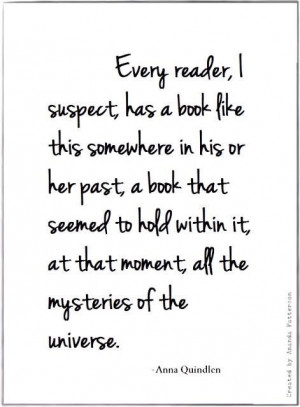 ... (For me, that book would be, 